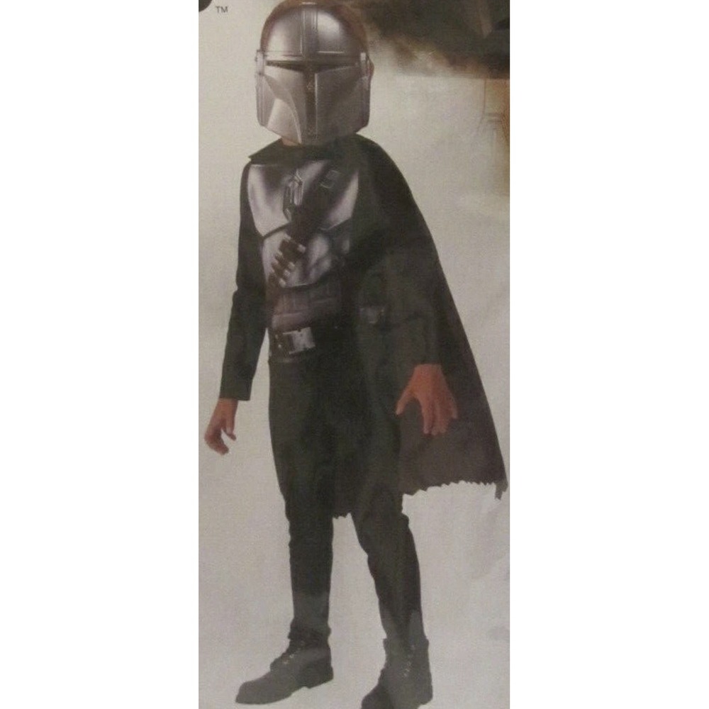 Star Wars The Mandalorian Child Boy's Halloween Costume M (8/10) 5-7Yrs NEW